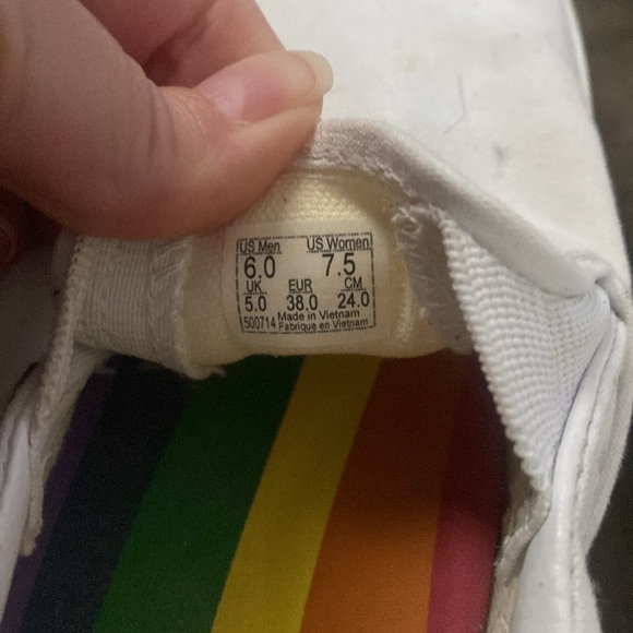 White vans men’s 6 womans 7.5 - Picture 5 of 5